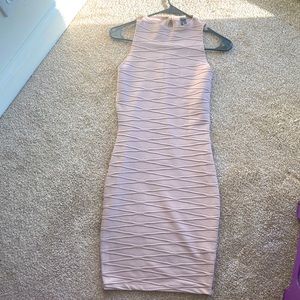Nude, tank, bodycon dress